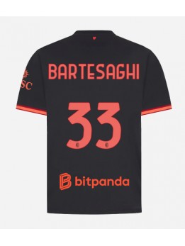 Moški Nogometna dresi replika AC Milan Davide Bartesaghi #33 Tretji 2026-27 Kratek rokav Moški Nogometna dresi replika AC Milan Davide Bartesaghi #33 Tretji 2026-27 Kratek rokav